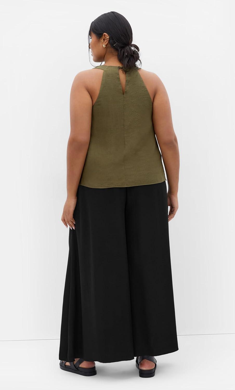 image:imageCity Chic Womens Plus Size Top Paloma 12Light Khaki
