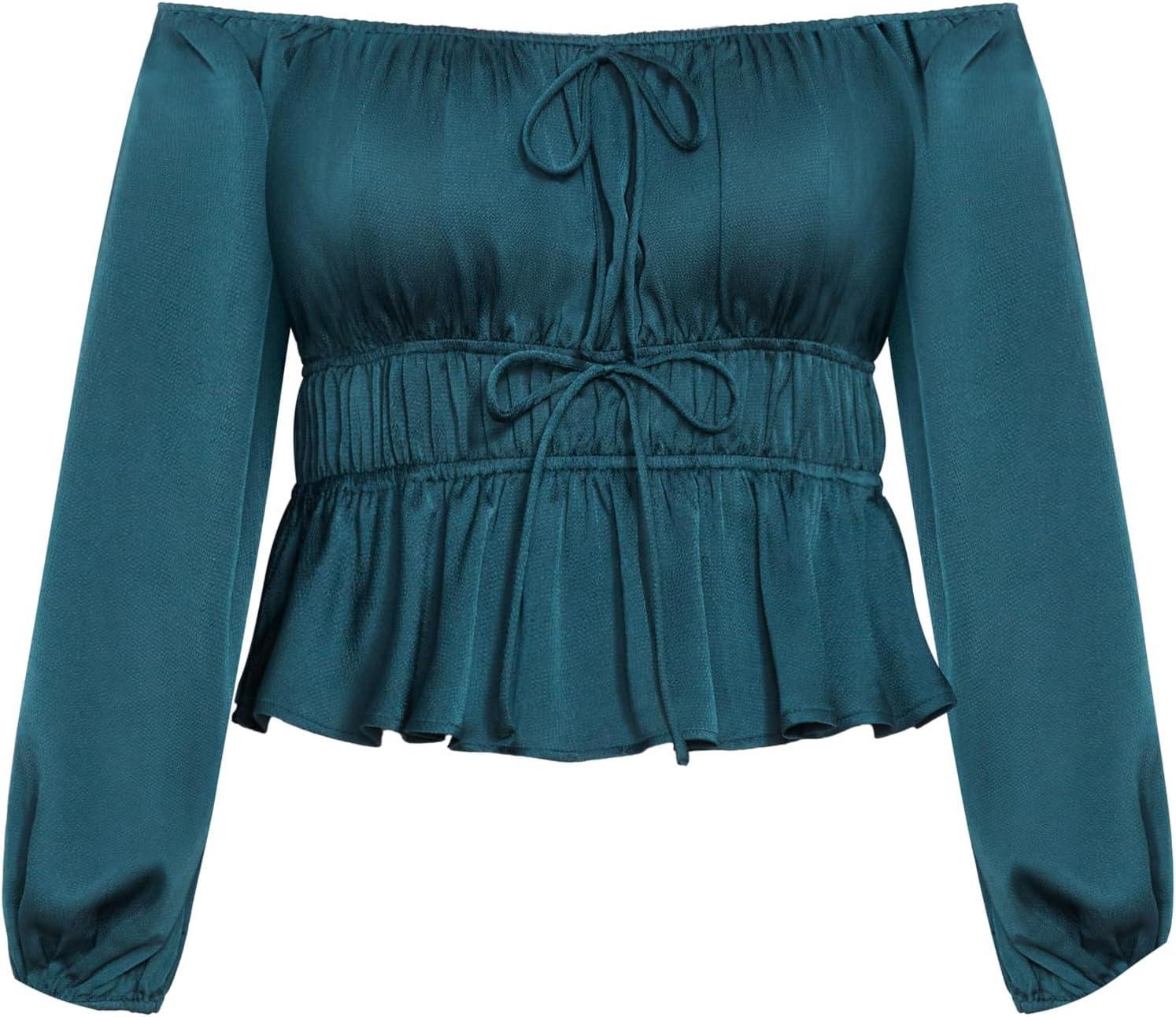 image:imageCity Chic Womens Plus Size Yasmine TopPeacock