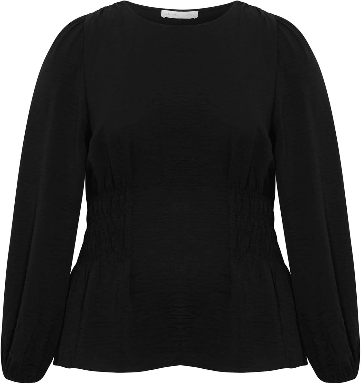 image:imageCity Chic Womens Top Cara Long SleeveBlack
