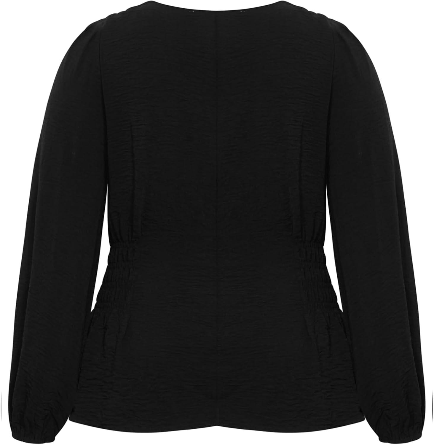image:imageCity Chic Womens Top Cara Long SleeveBlack