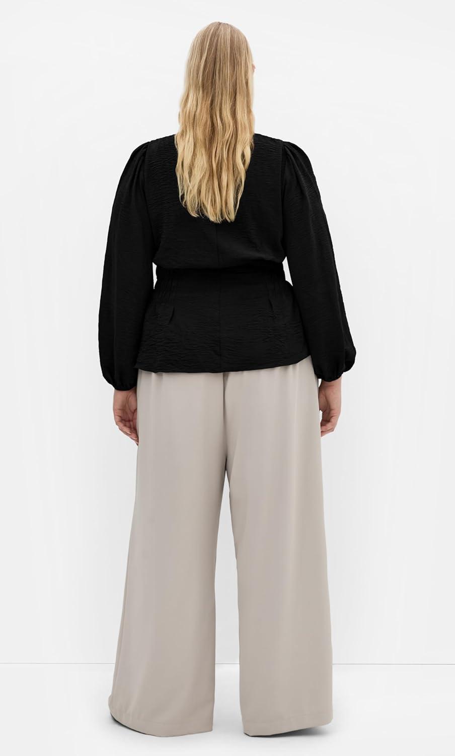 image:imageCity Chic Womens Top Cara Long SleeveBlack