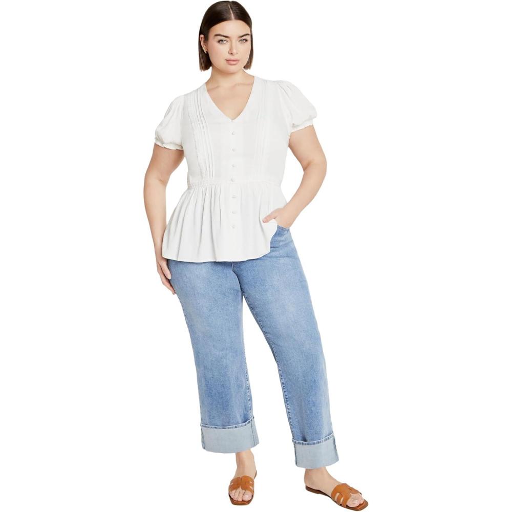 image:imageCity Chic Plus Size Top Laila TopIvory