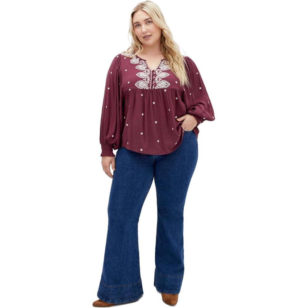 image:imageCity Chic Womens Plus Size Top AmalieBlackberry