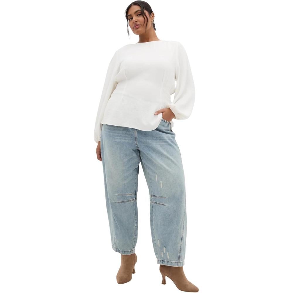 image:imageCity Chic Womens Top Cara Long SleeveIvory