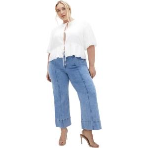City Chic Women’s Plus Size Top – Kyra(Ivory)