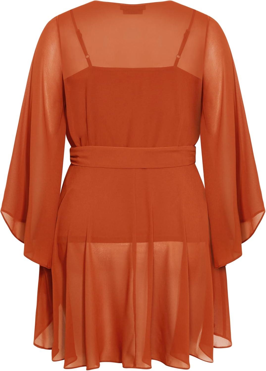 image:imageCity Chic Womens Plus Size Tunic WrapHoney
