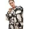 image:imageCity Chic Womens Shirt  Rosabella PrintMono Print