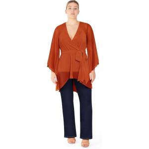 City Chic Women’s Plus Size Tunic – Wrap(Honey)