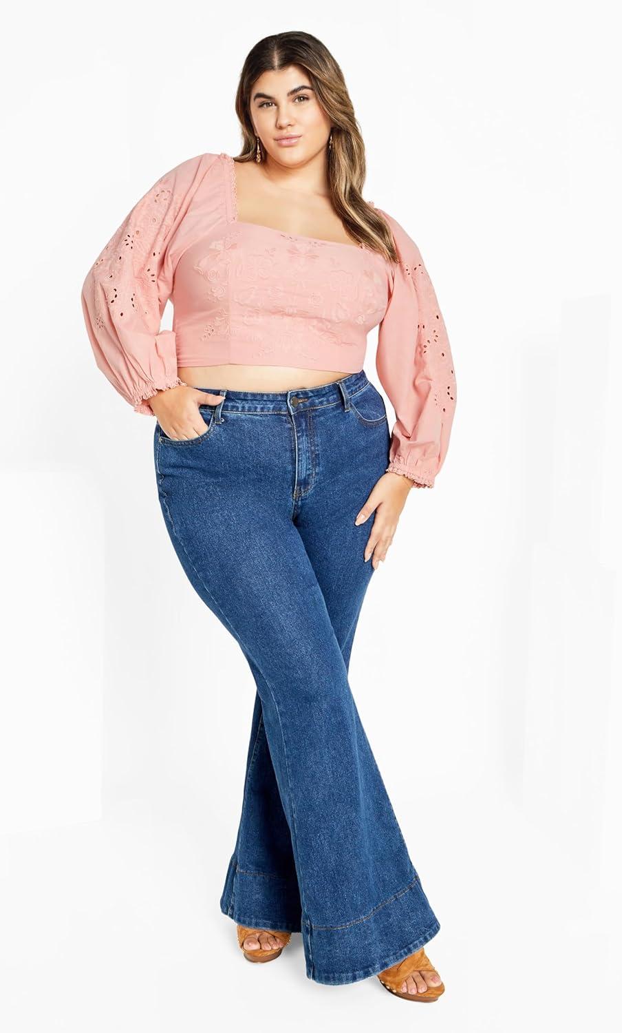 image:imageCity Chic Plus Size TopPeachy