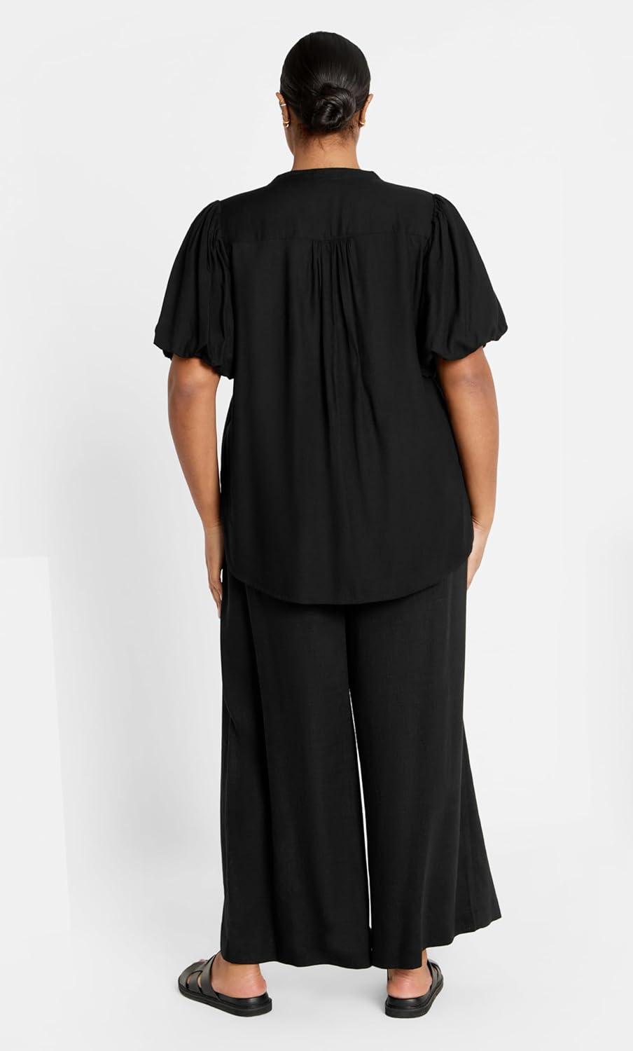 image:imageCity Chic Womens Plus Size Georgia ShirtBlack