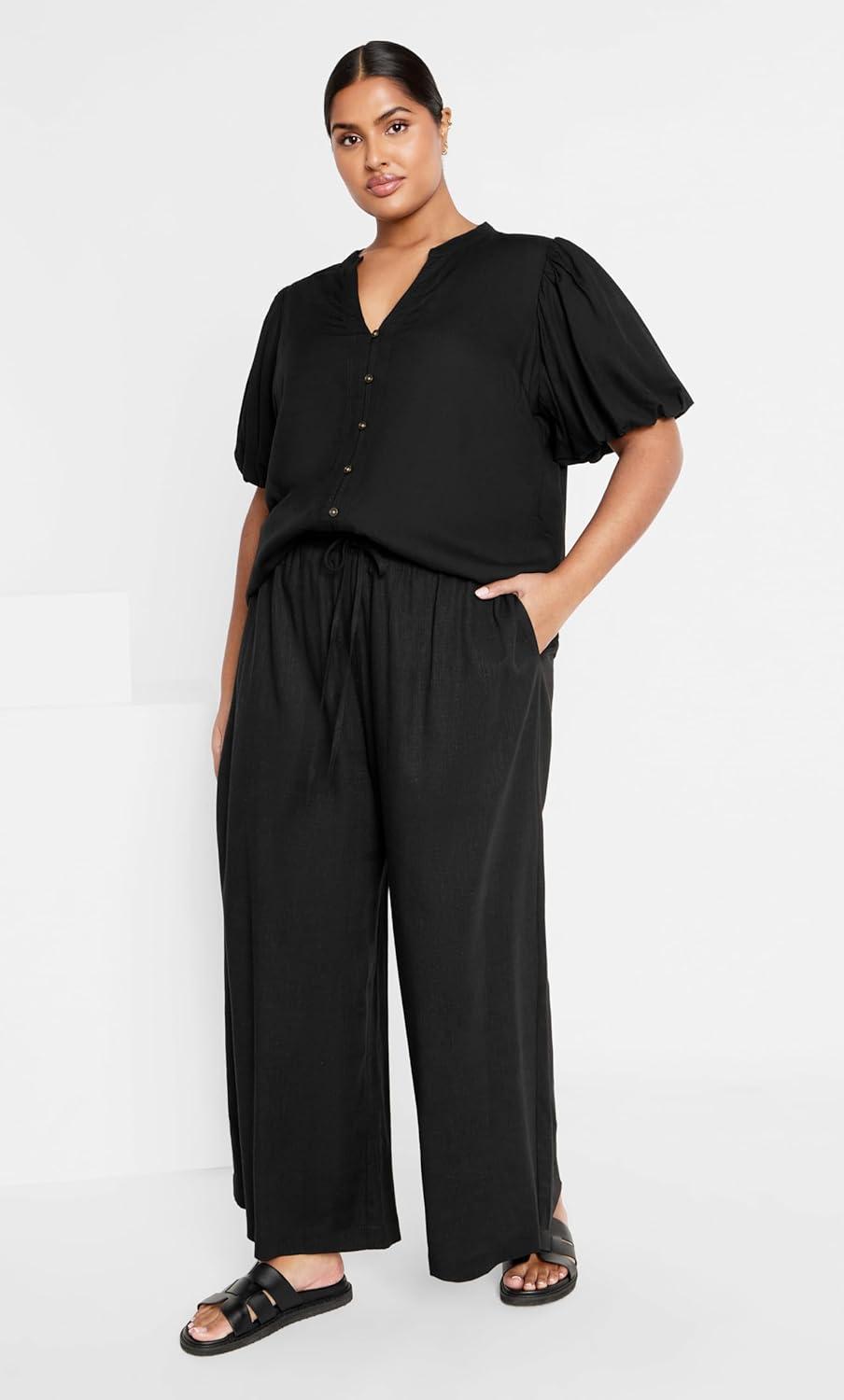 image:imageCity Chic Womens Plus Size Georgia ShirtBlack