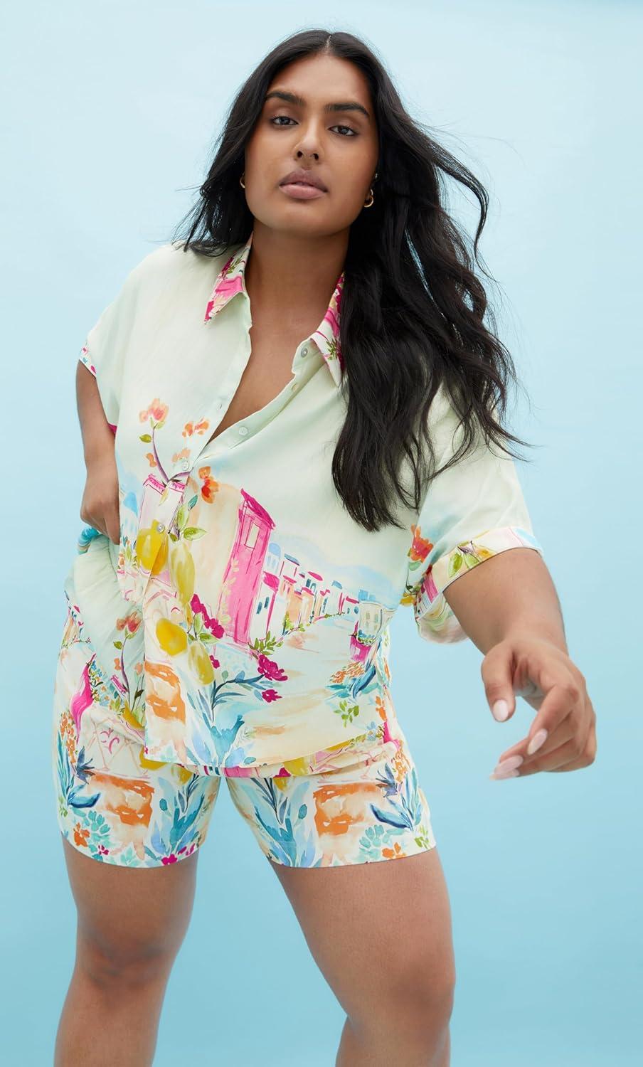image:imageCity Chic Womens Plus Size Shirt SorrentoSorrento Summer