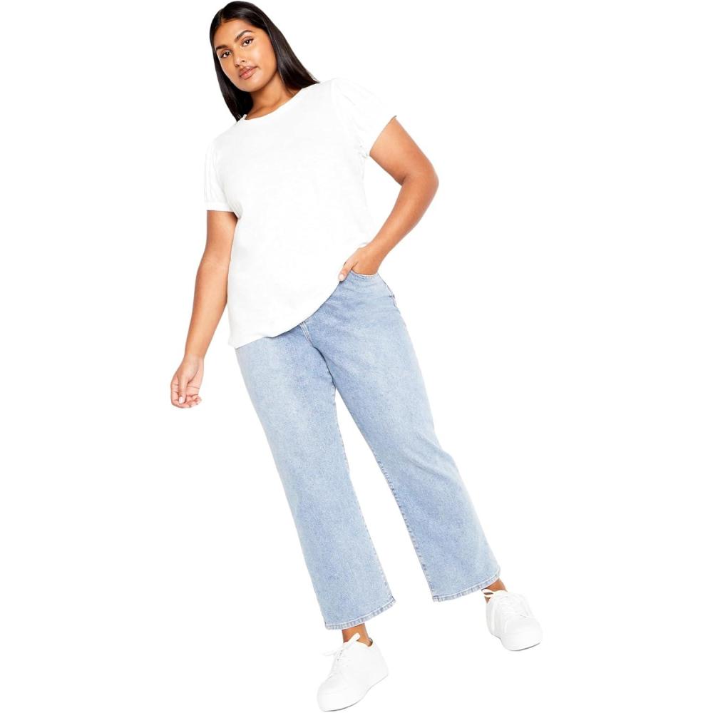 image:imageCity Chic Womens Plus Size Skylar TopWhite