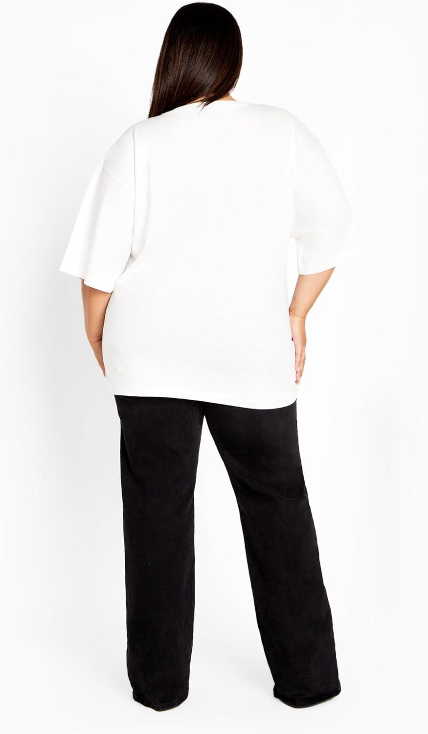 image:imageCITY CHIC Plus Size Tee Oversized Outlaw TeeCloud Kings Canyon