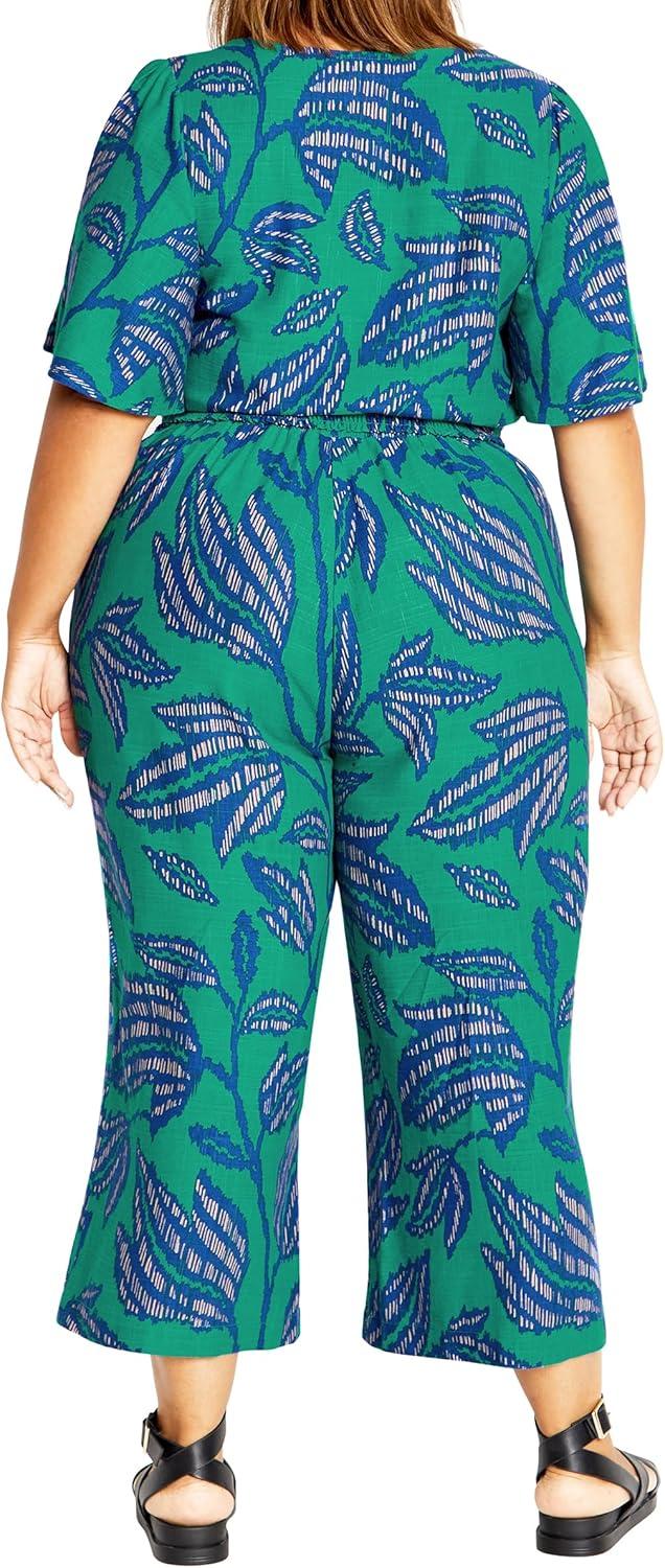 image:imageCITY CHIC Womens Plus Size Escapism Print Top