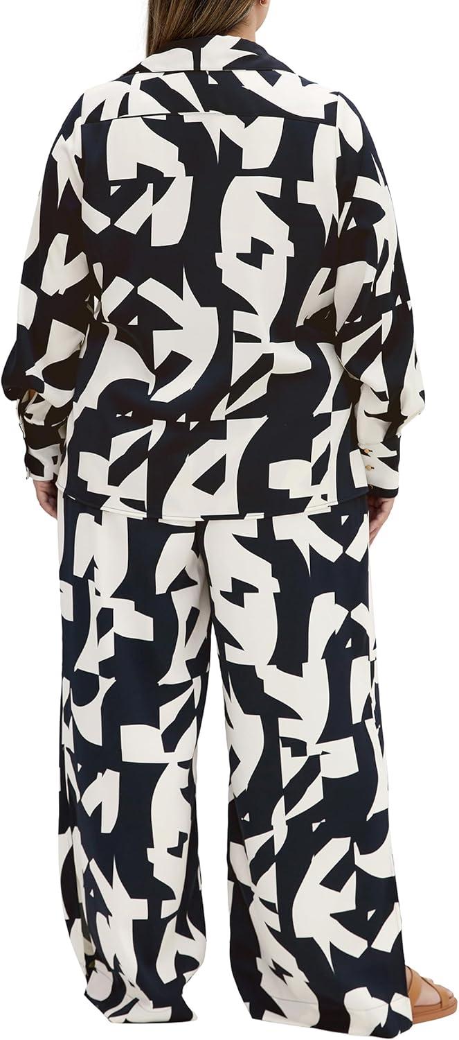 image:imageCity Chic Plus Size Shirt Enya Print ShirtGeo Scarf