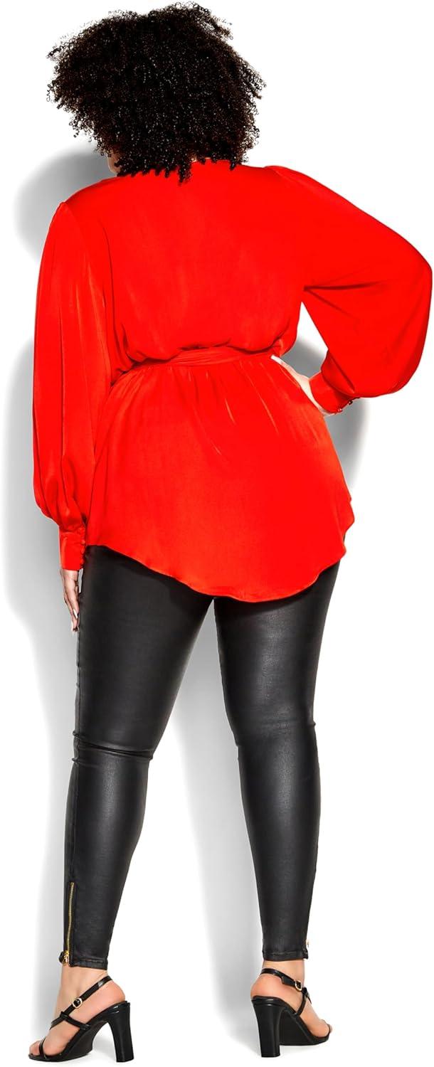 image:imageCity Chic Plus Size Top Opulent Hi Lo TopTigerlily