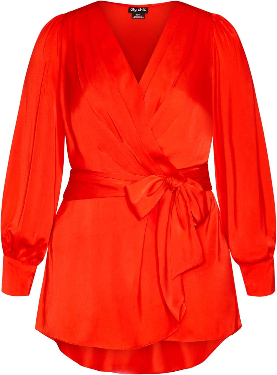 image:imageCity Chic Plus Size Top Opulent Hi Lo TopTigerlily