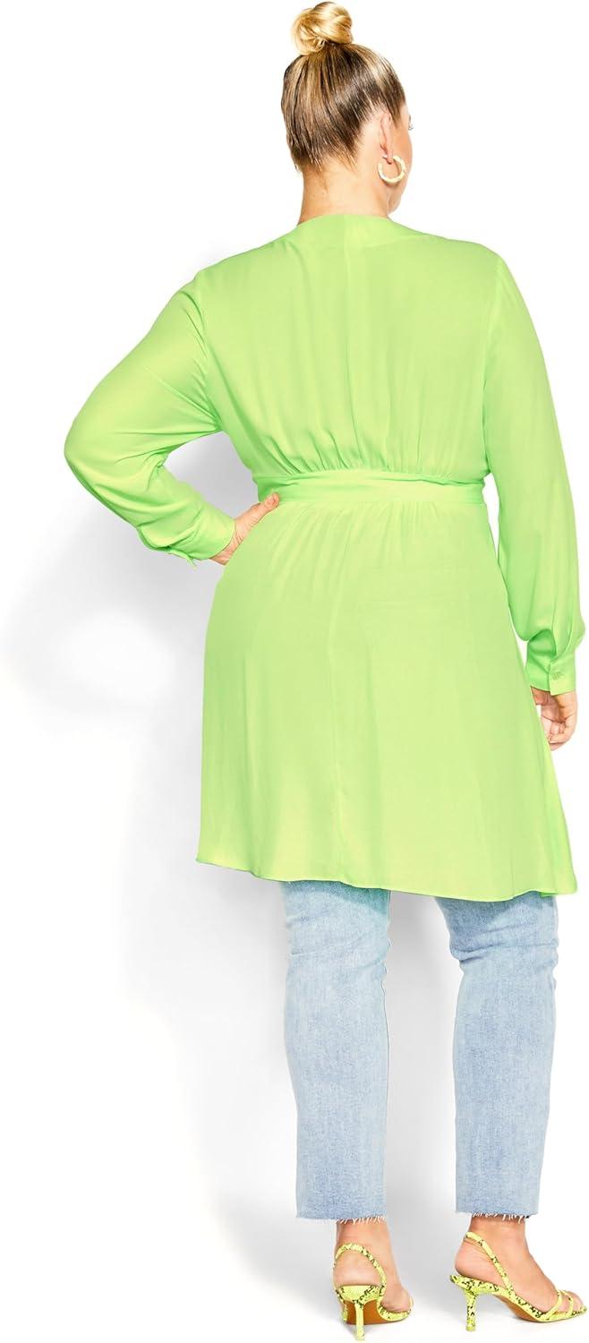 image:imageCity Chic Womens Apparel Womens City Chic Plus Size Top ShibaraCitrus