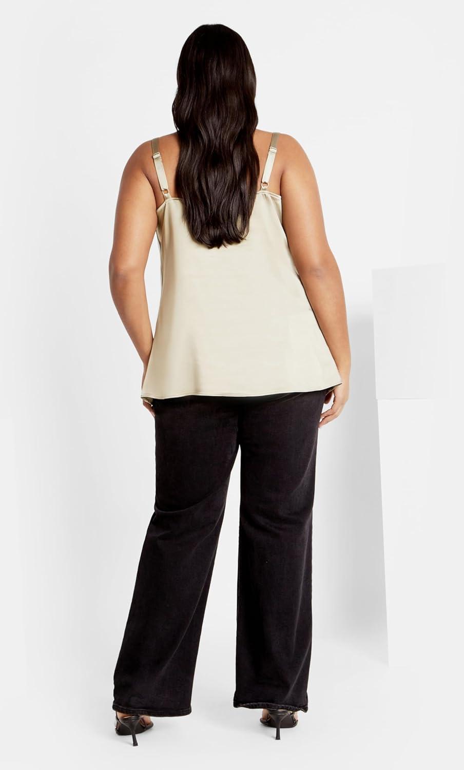 image:imageCity Chic Womens Cami Sweet Cowl NkWinter Pear