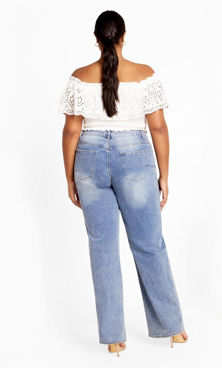 image:imageCity Chic Womens Plus Size Jayde TopIvory