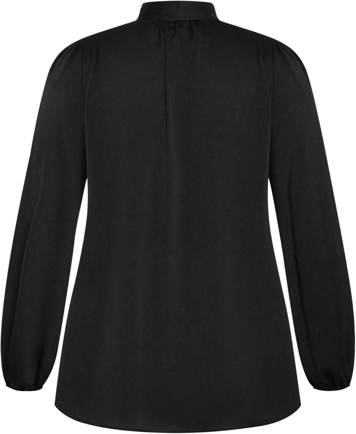 image:imageCity Chic Womens Plus Size Shirt AriaBlack