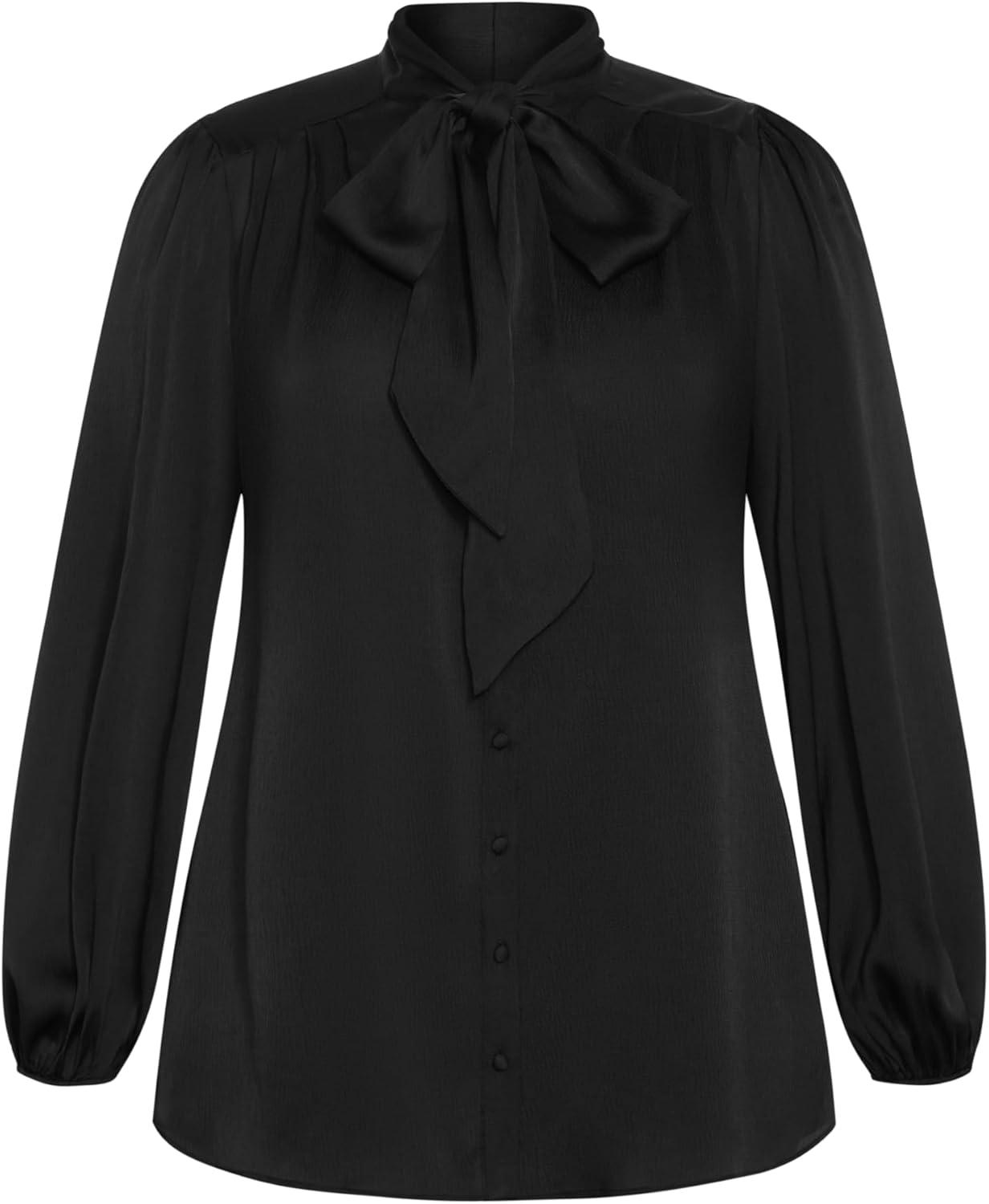 image:imageCity Chic Womens Plus Size Shirt AriaBlack