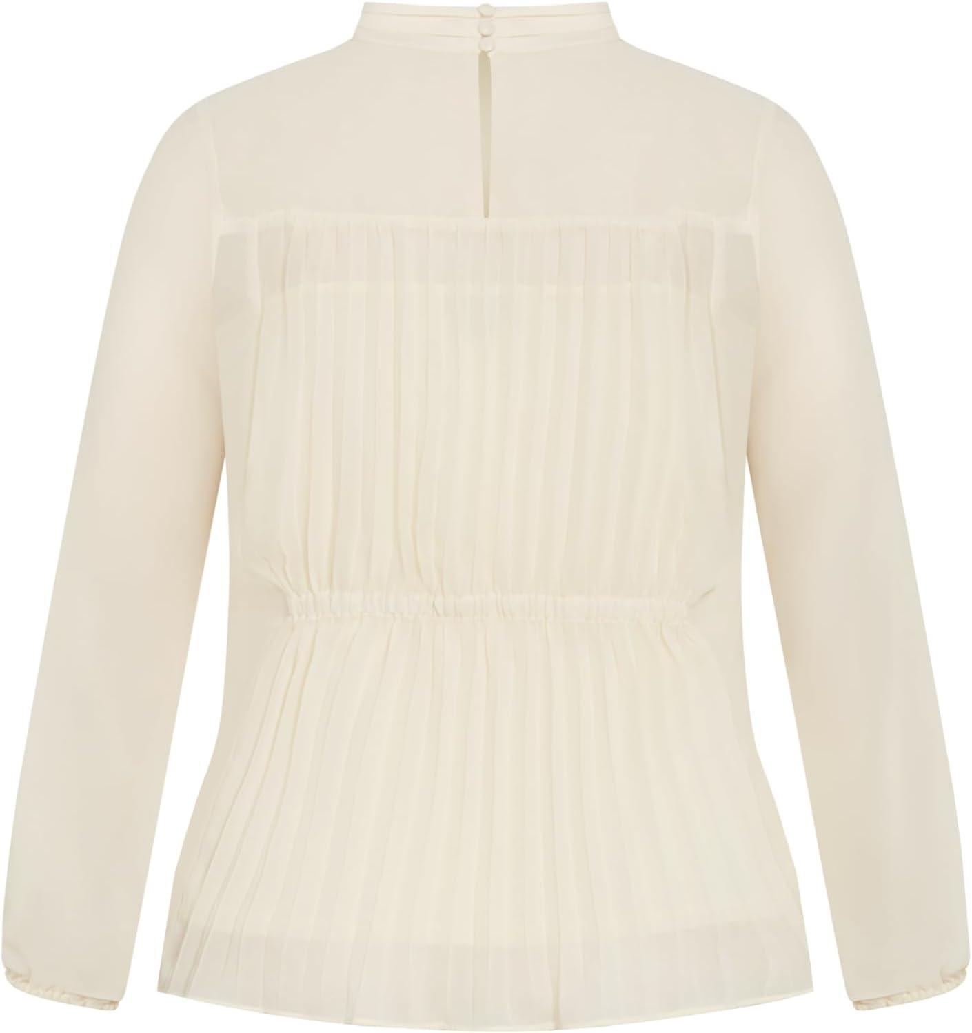 image:imageCity Chic Womens Plus Size Shirt Cross LaneCream