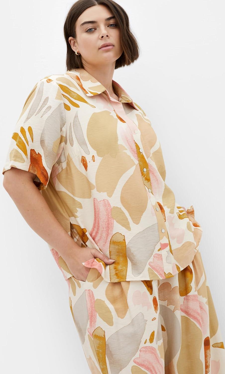 image:imageCity Chic Womens Plus Size Shirt Surface LevelSurface Level