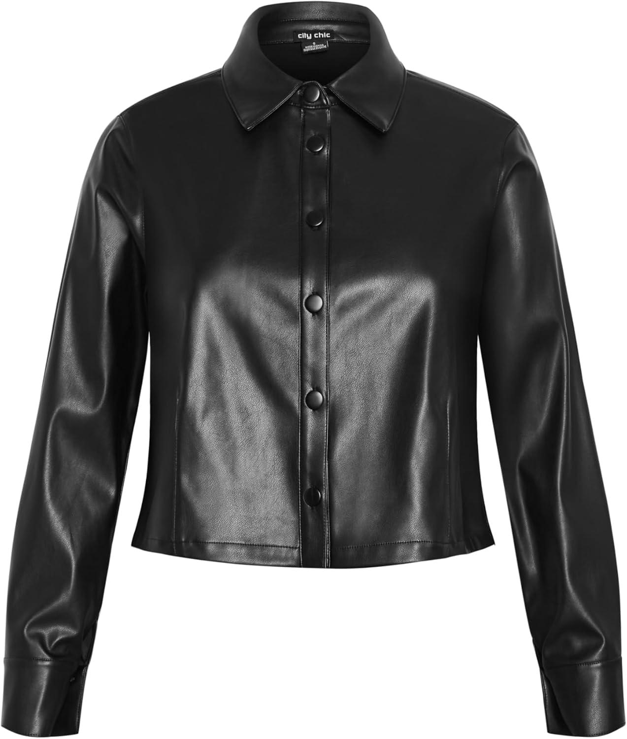 image:imageCity Chic Womens Plus Size Shirt NiaBlack