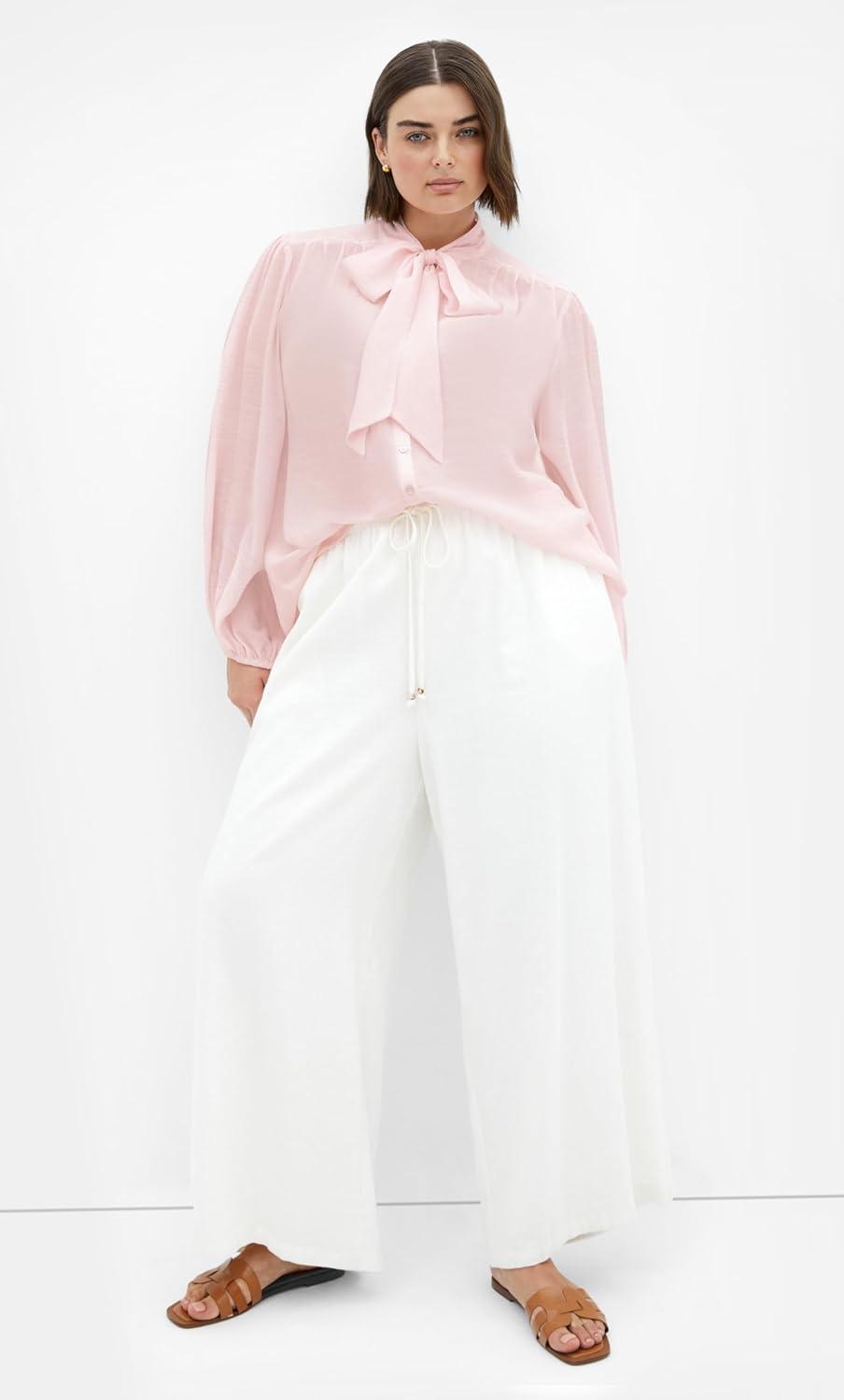 image:imageCity Chic Womens Plus Size Top AriannaHeavenly Pink