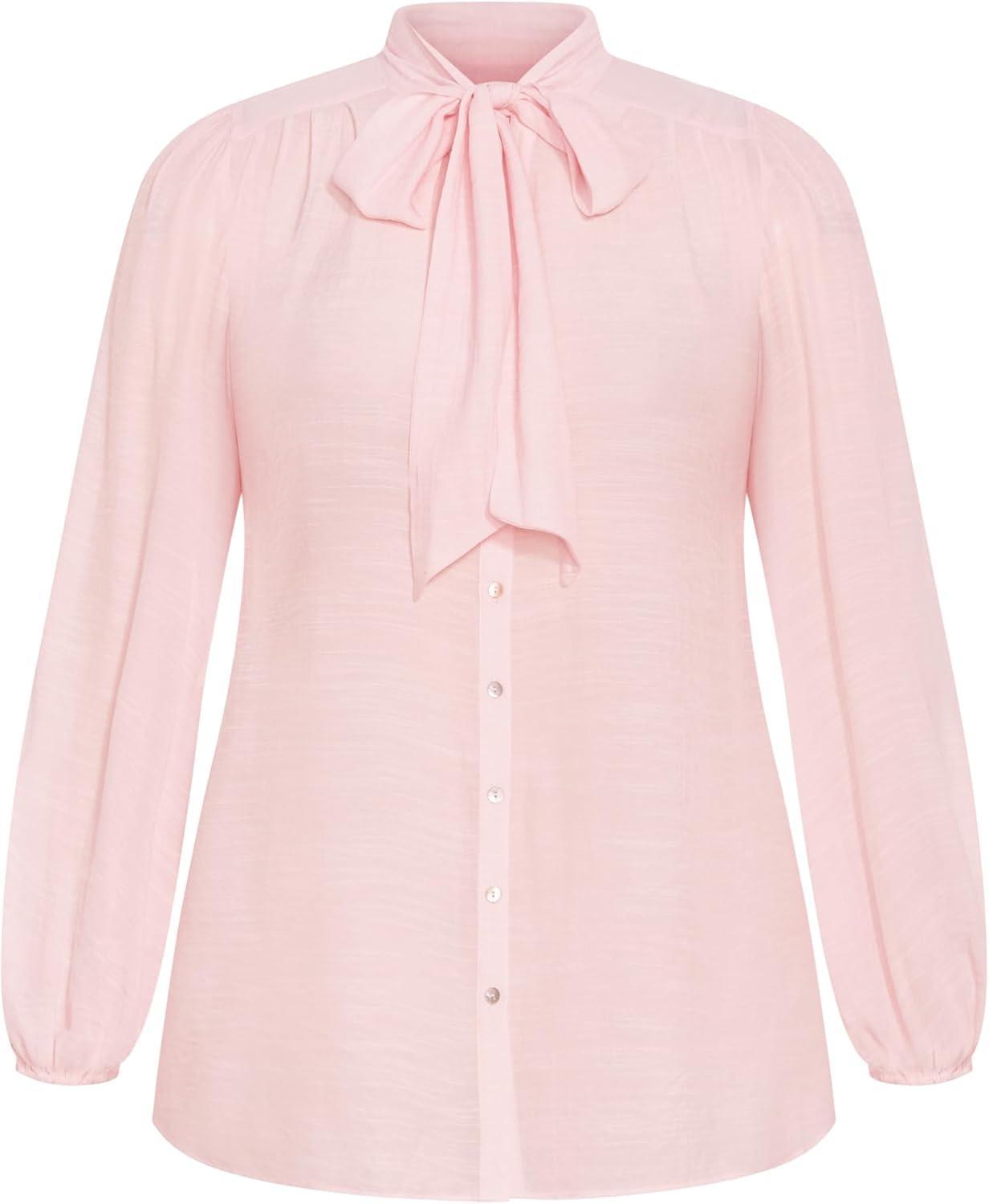 image:imageCity Chic Womens Plus Size Top AriannaHeavenly Pink