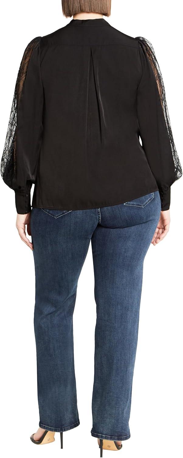 image:imageCity Chic Womens Plus Size Top GeorgiaBlack
