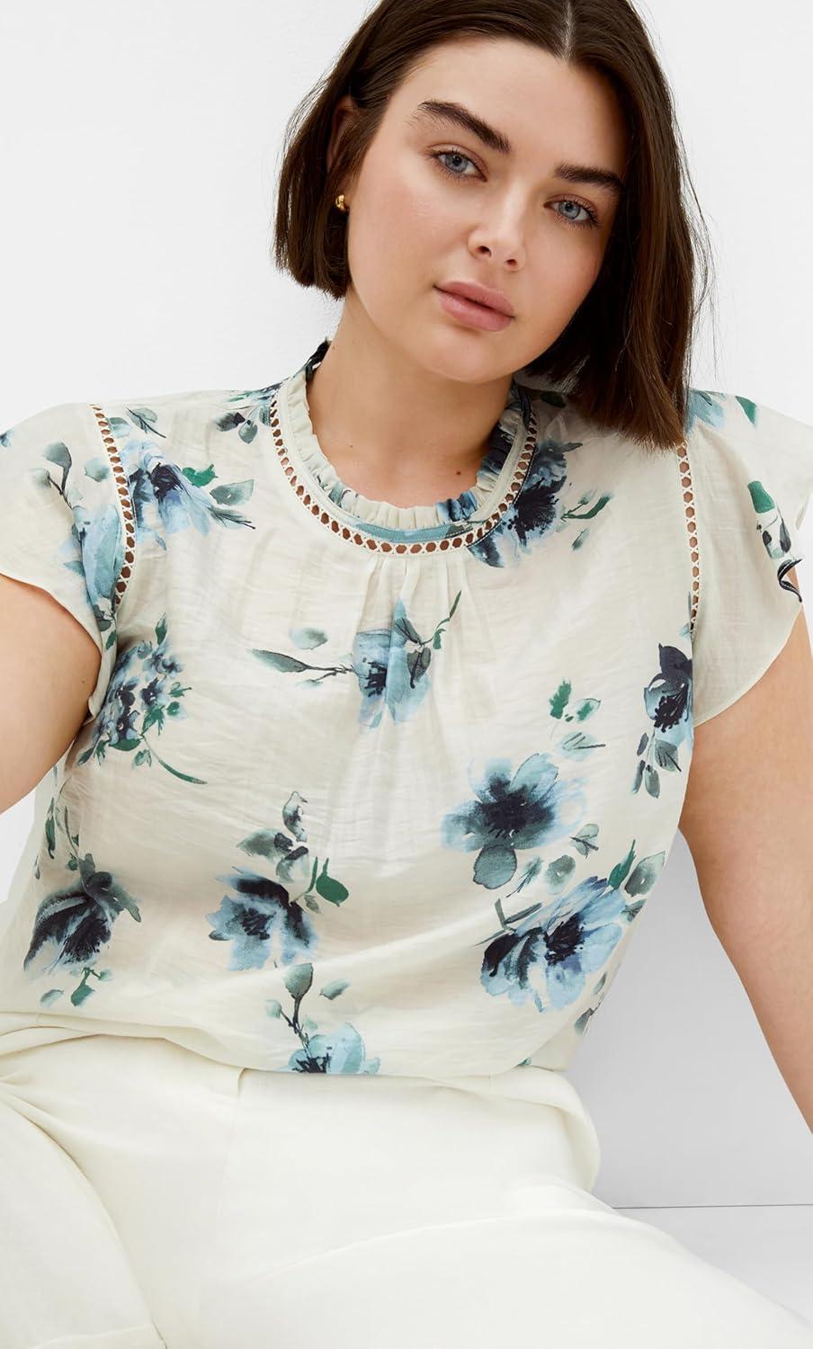 image:imageCity Chic Womens Plus Size Top Lorelai Print