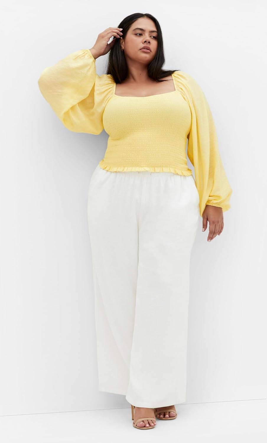 image:imageCity Chic Womens Plus Size Top RowyButtercup