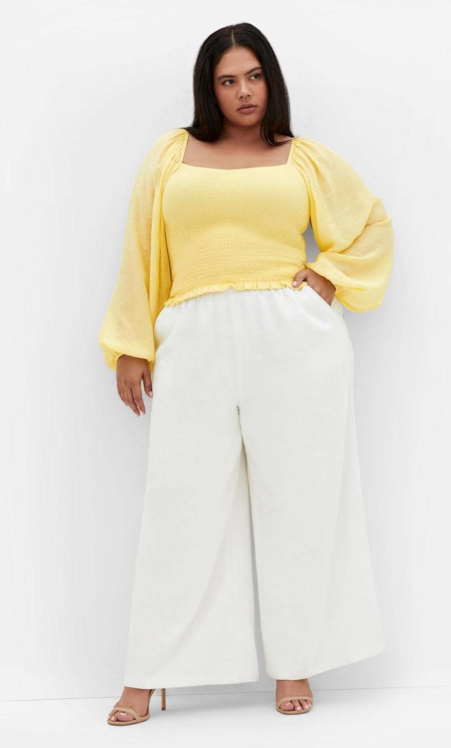 image:imageCity Chic Womens Plus Size Top RowyButtercup