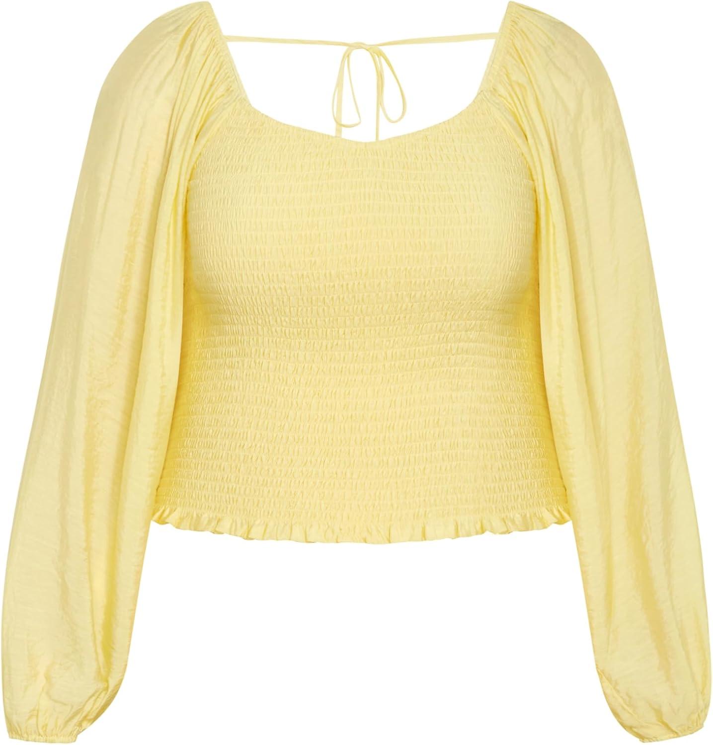 image:imageCity Chic Womens Plus Size Top RowyButtercup