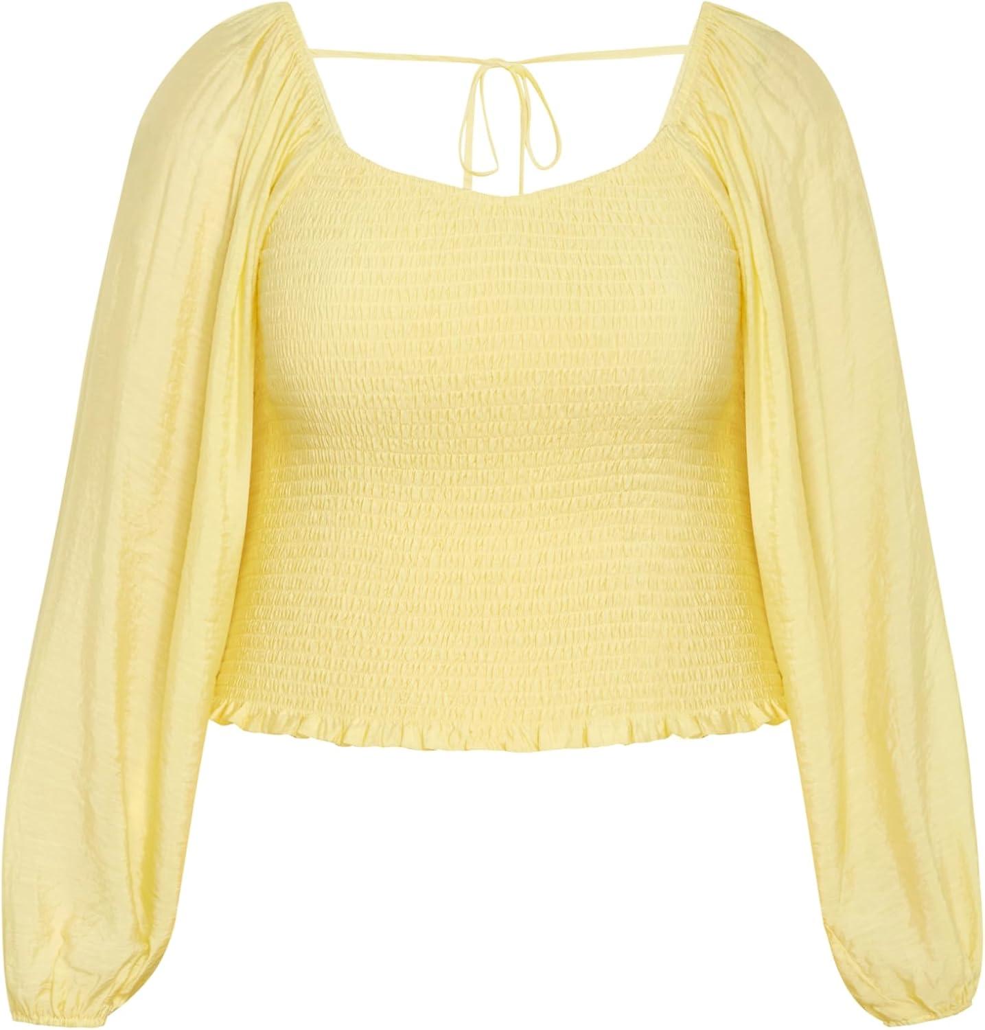 image:imageCity Chic Womens Plus Size Top RowyButtercup