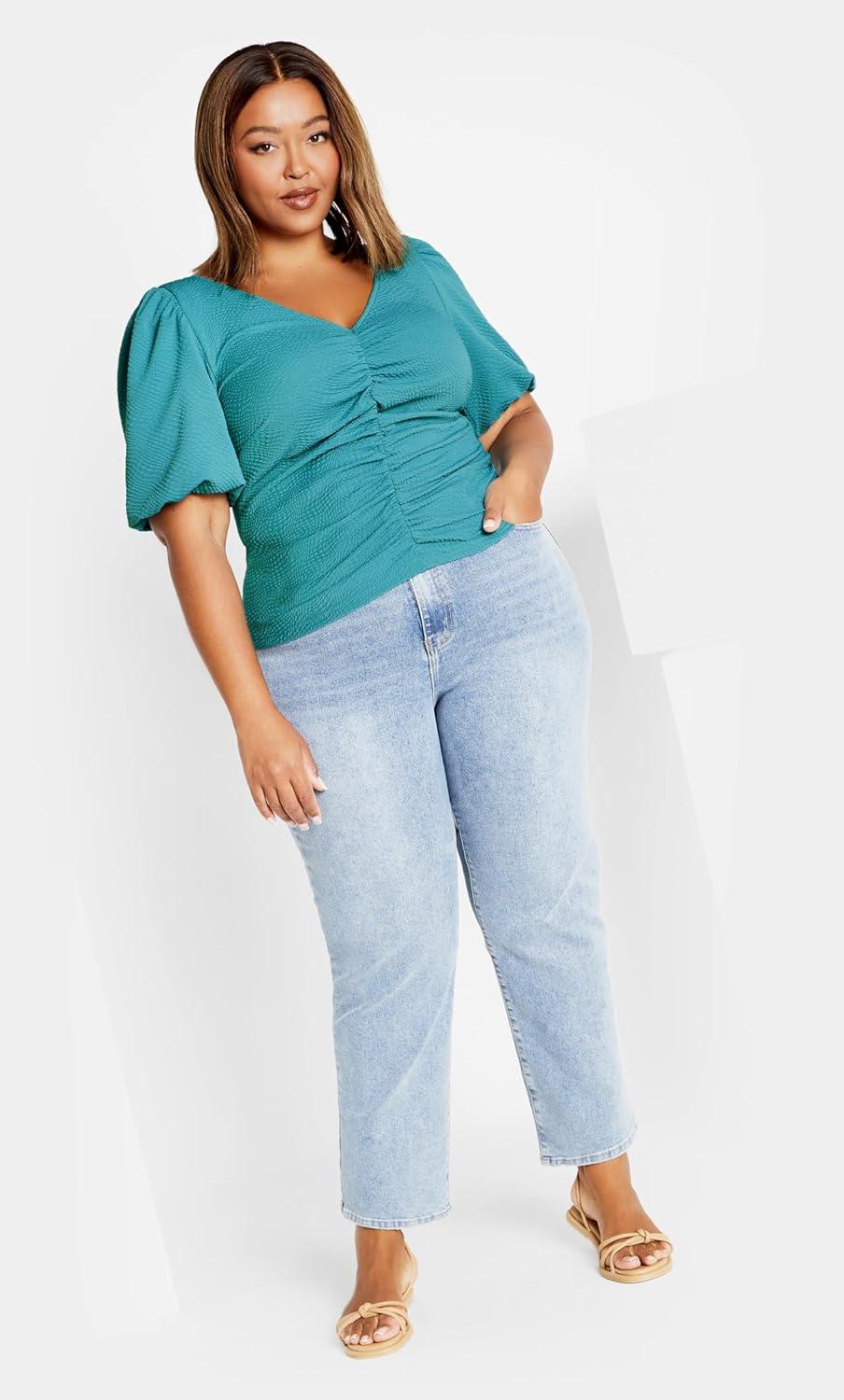 image:imageCity Chic Womens Selina TopJade