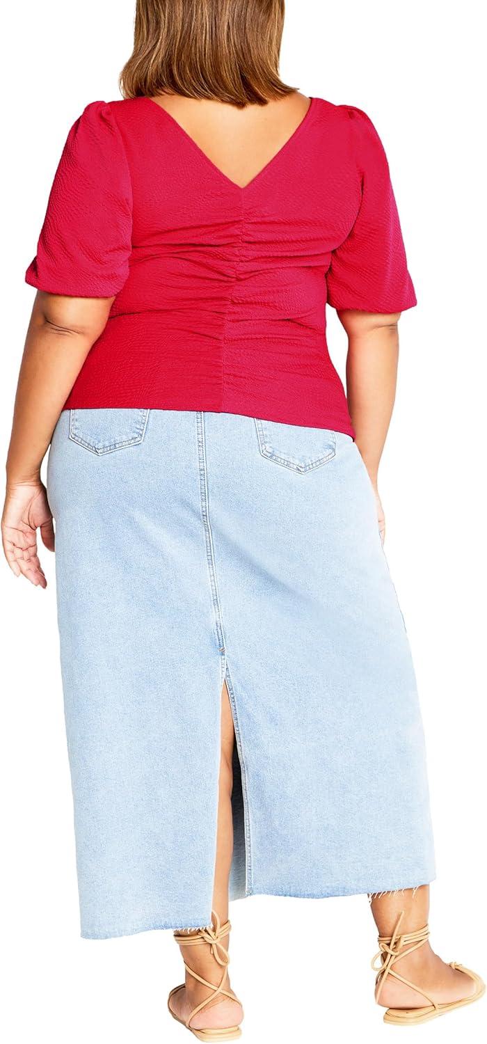 image:imageCity Chic Womens Selina TopRaspberry