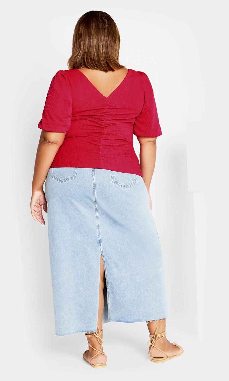 image:imageCity Chic Womens Selina TopRaspberry
