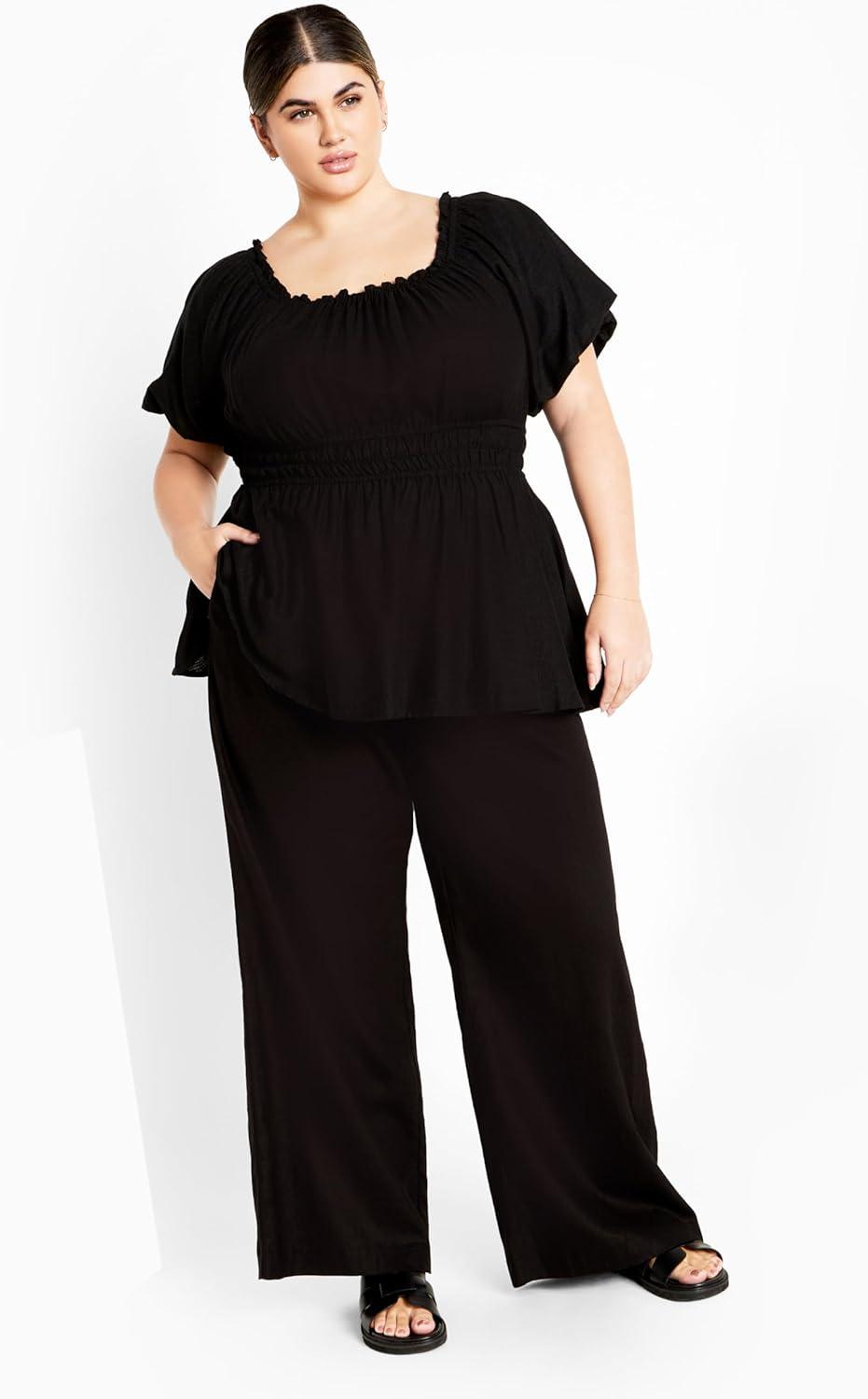 image:imageCity Chic Womens Suzy TopBlack