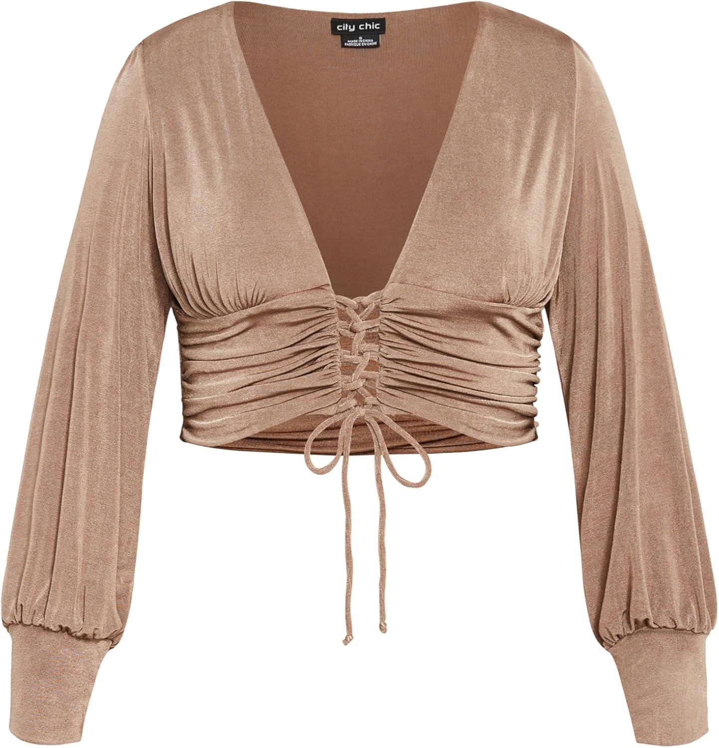 image:imageCity Chic Womens Top BayleeMocha