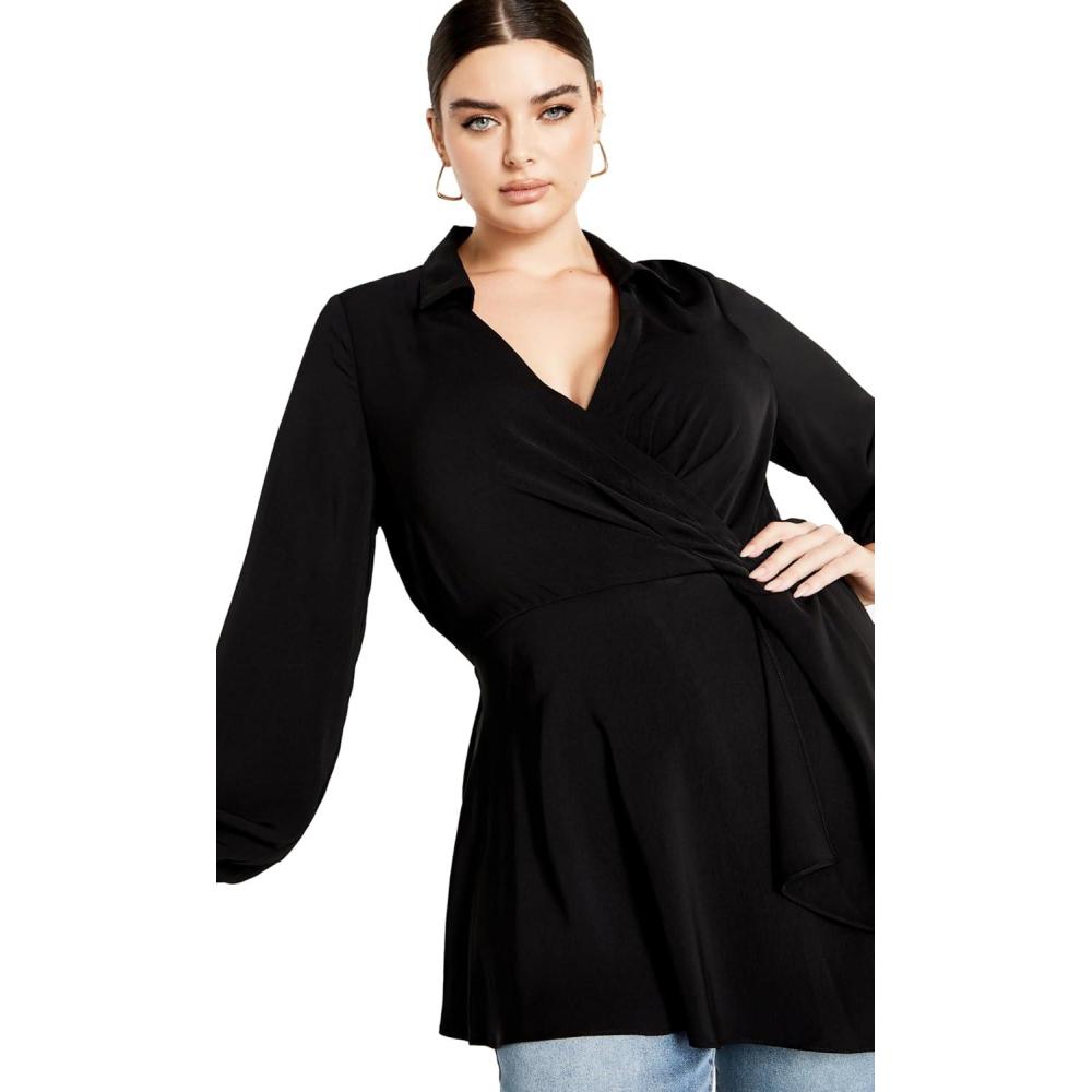 image:imageCity Chic Womens Apparel Womens Plus Size TunicBlack