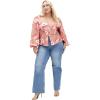 image:imageCity Chic Plus Size Sweet Vintage Rose Adelyn Print TOPVintage Rose