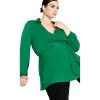 image:imageCity Chic Womens Apparel Womens Plus Size TunicGreen