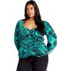 image:imageCity Chic Womens Plus Size Sienna Print Top
