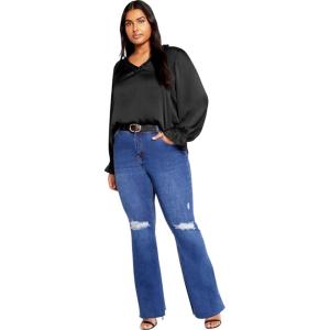 CITY CHIC Plus Size Top, Maia Top(Black)