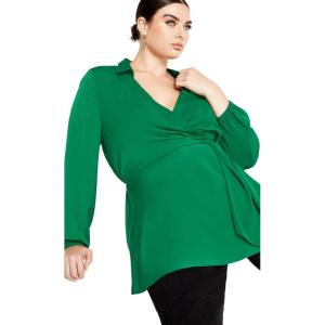 City Chic Women’s Apparel Women’s Plus Size Tunic..(Green)