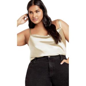 City Chic Women’s Cami Sweet Cowl Nk(Winter Pear)